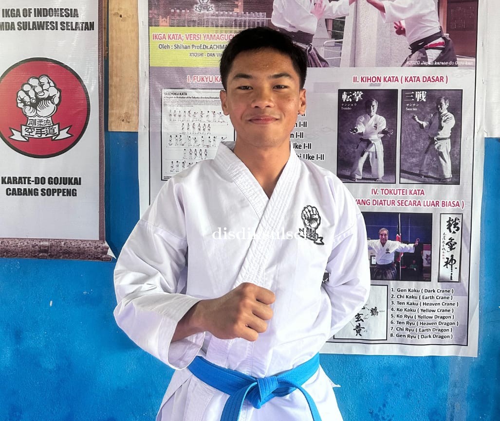 Atlet SMAN 1 Soppeng Raih Medali Perak di Open Tournament Karate DISPORPAR 2024